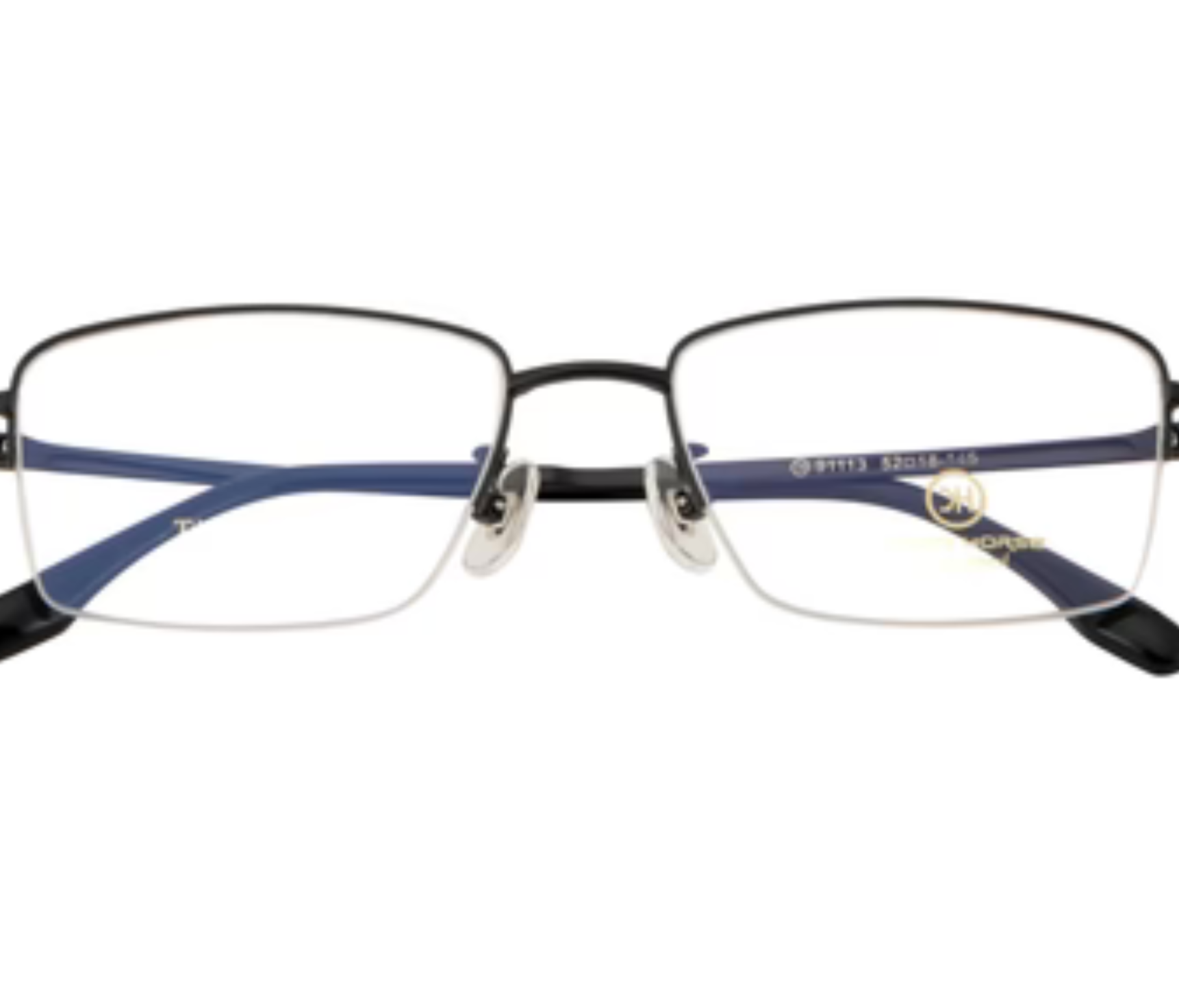 Stealth Rider Titanium Rectangular Eyewear Frame