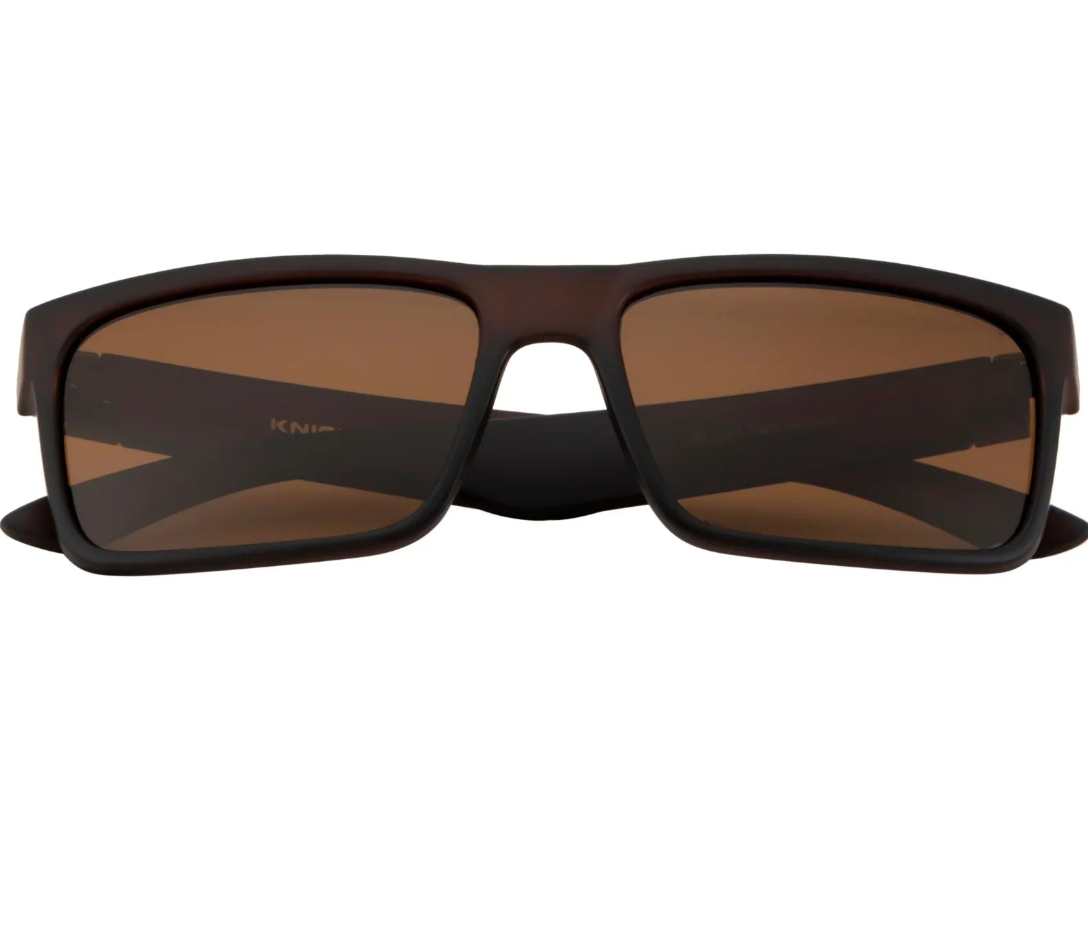 Polarized Rectangle Sunglasses - Brown Frame & Lens