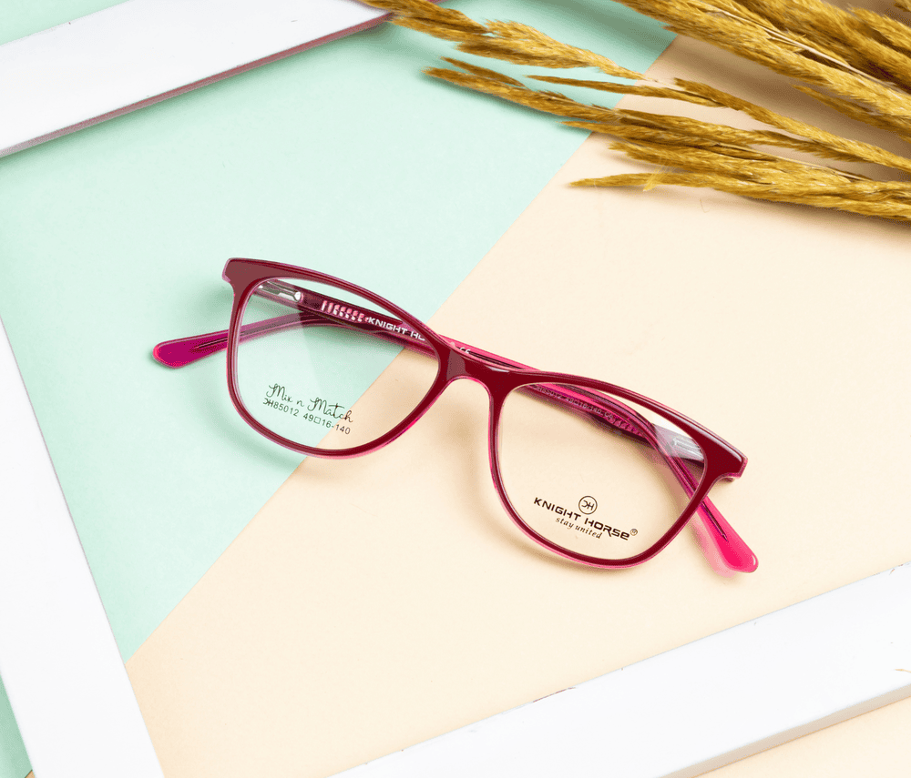 PinkPetal Cat Eye Frames - Acetate with Spring