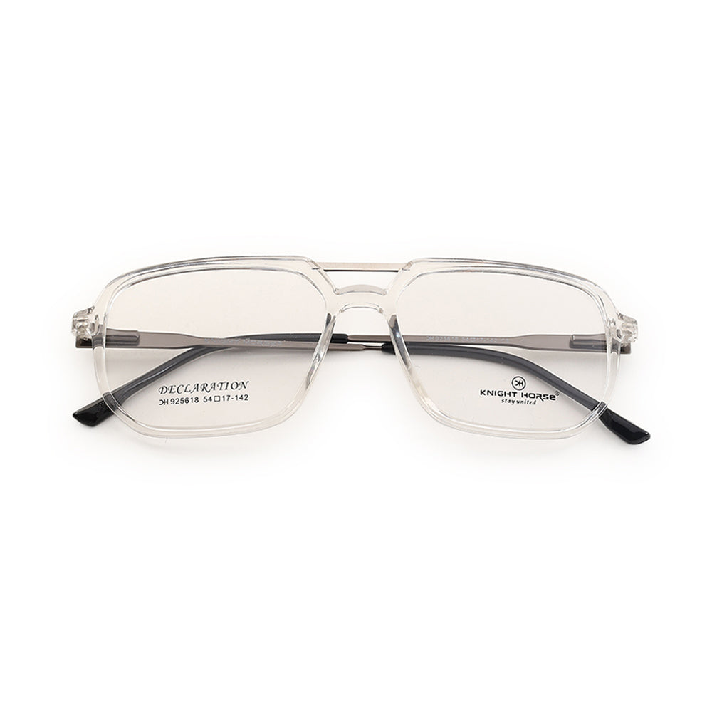 KNIGHT HORSE Unisex Transparent Eyeglasses Frame
