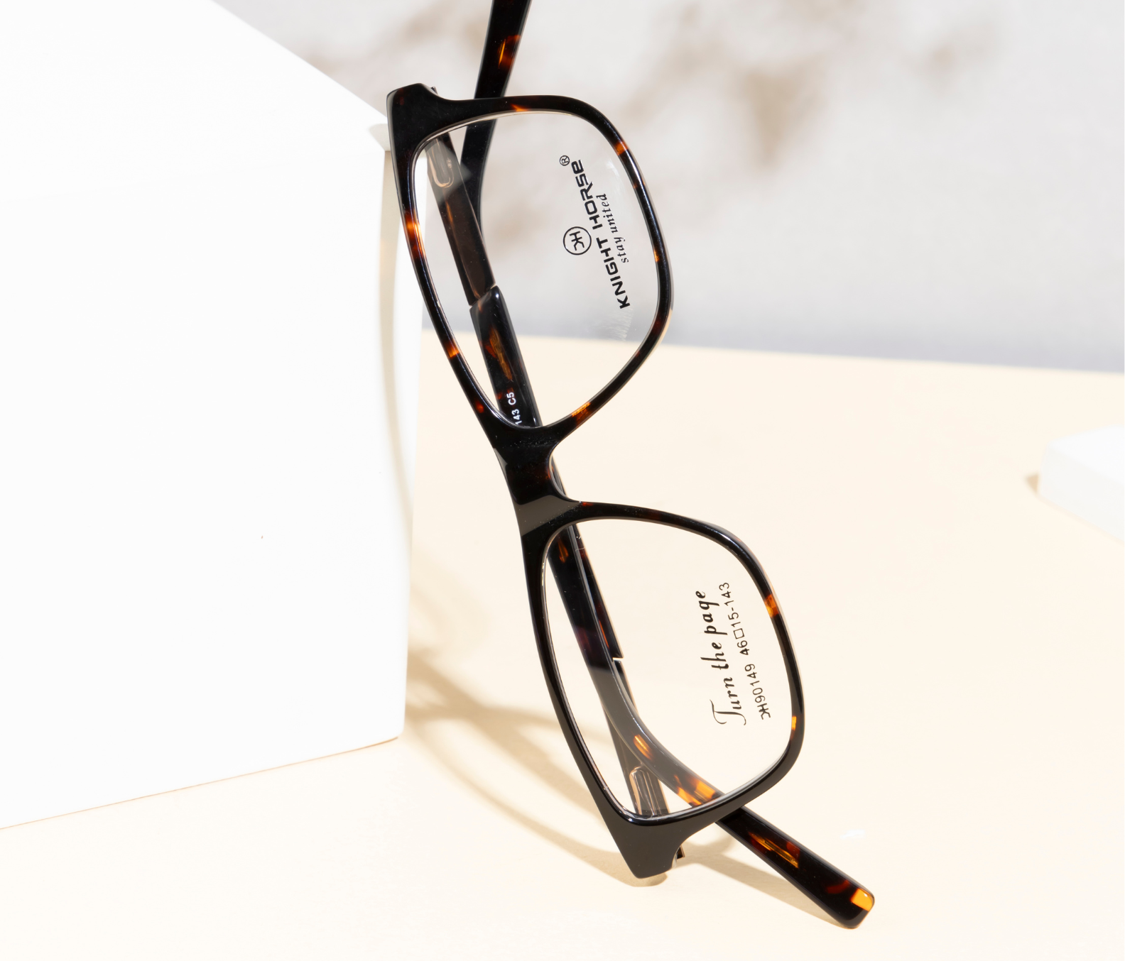 Classic Brown Rectangular Eyewear Frame with Spring Hinges