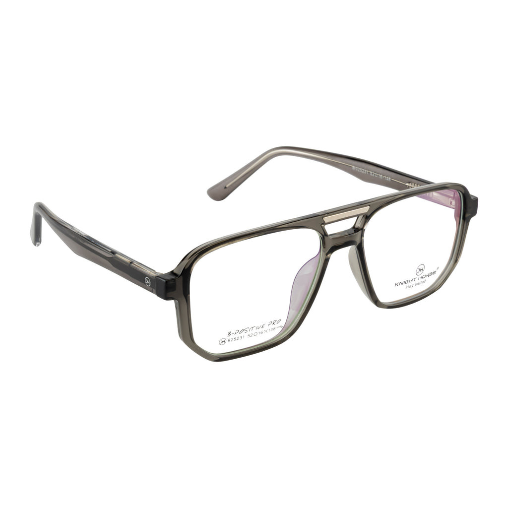 Rectangular Double Bridge Eyeglass Frame