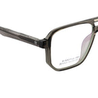 Rectangular Double Bridge Eyeglass Frame