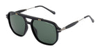 Knight Horse Polarized Black Double-Bar Sunglasses