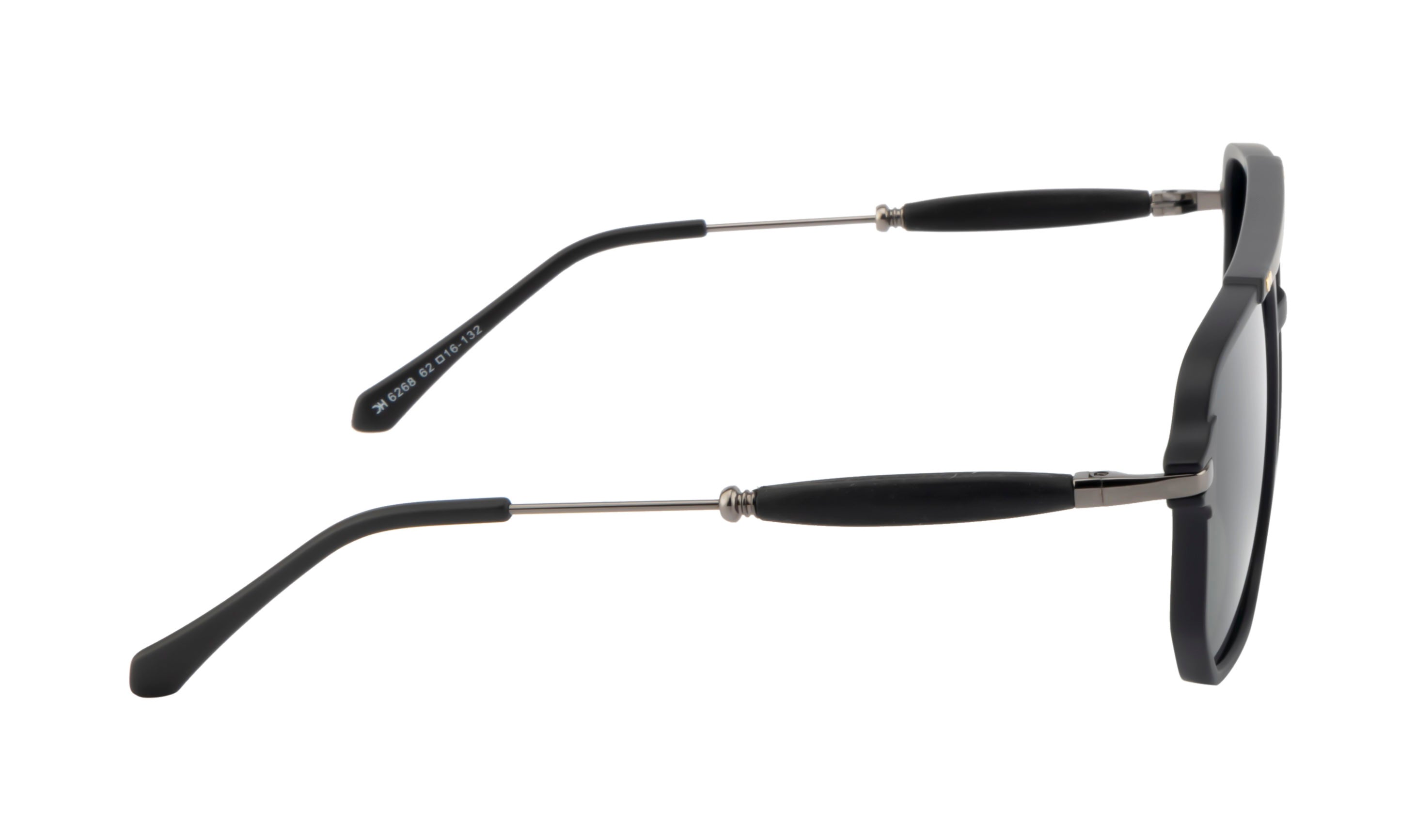 Knight Horse Polarized Black Double-Bar Sunglasses