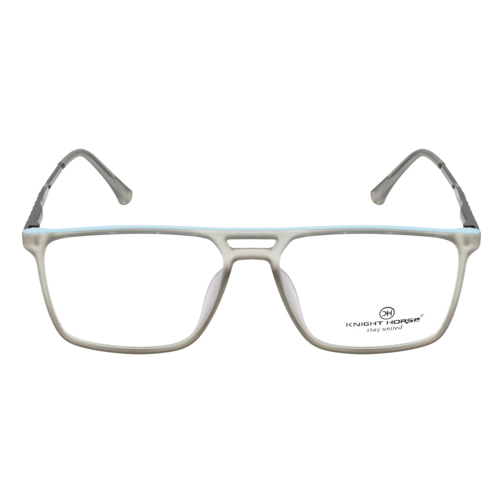 Stylish Double Bar Eyewear – Matte Grey