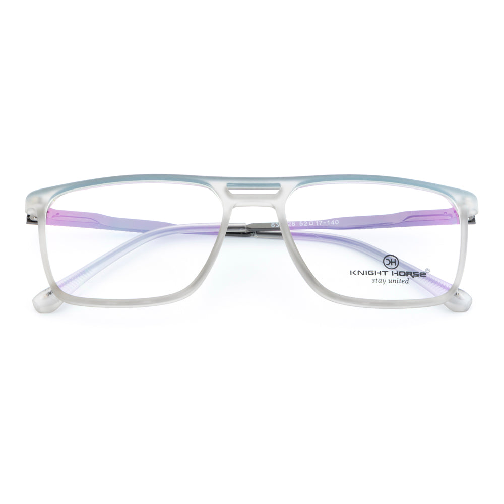 Stylish Double Bar Eyewear – Matte Grey