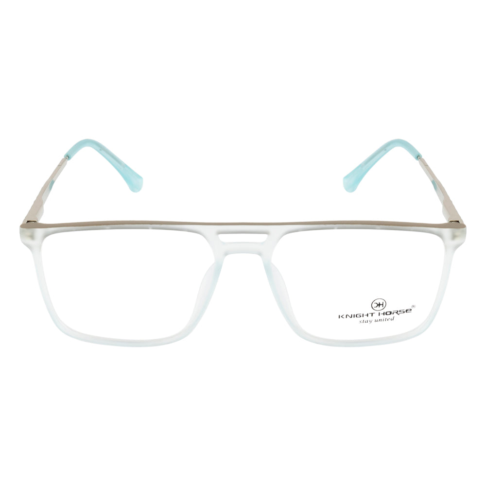 Stylish Transparent Eyewear for Men | Double Bar Frame | Designer Side