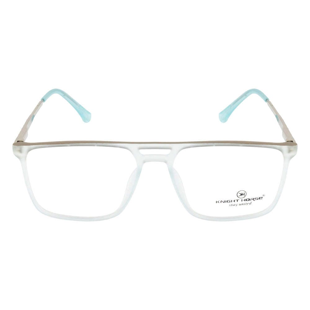 Stylish Transparent Eyewear for Men | Double Bar Frame | Designer Side