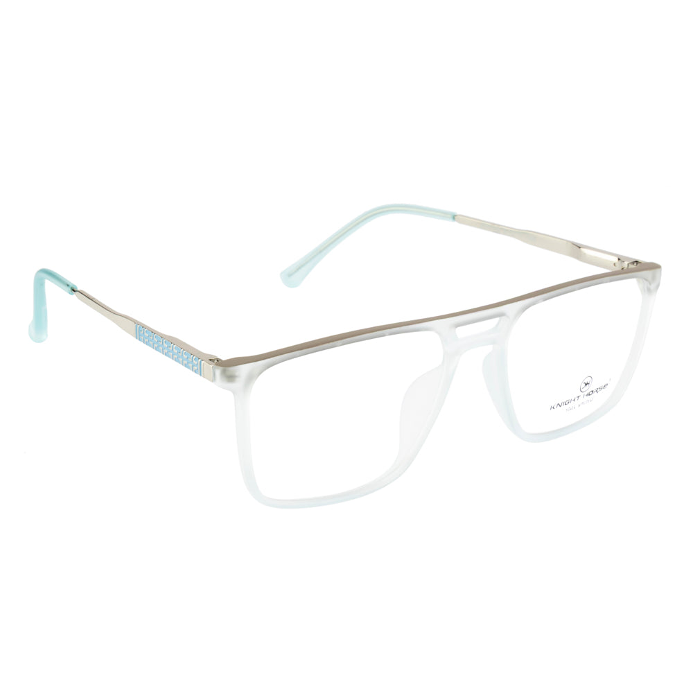 Stylish Transparent Eyewear for Men | Double Bar Frame | Designer Side