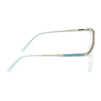Stylish Transparent Eyewear for Men | Double Bar Frame | Designer Side