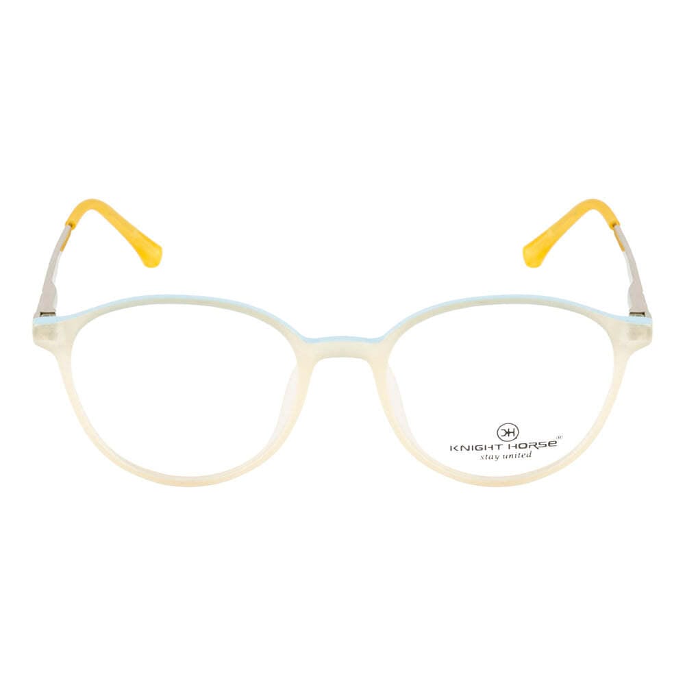 Modern Round Eyewear – Dual Colour Look