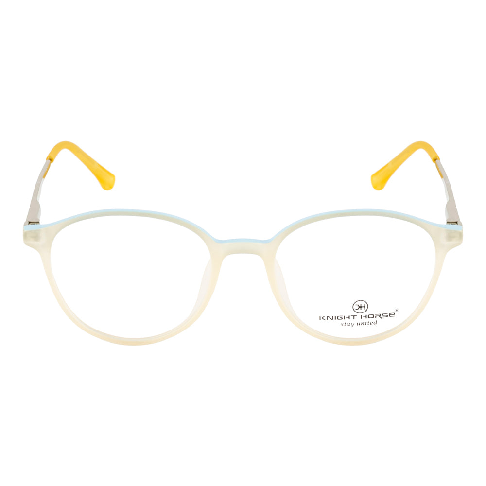 Modern Round Eyewear – Dual Colour Look