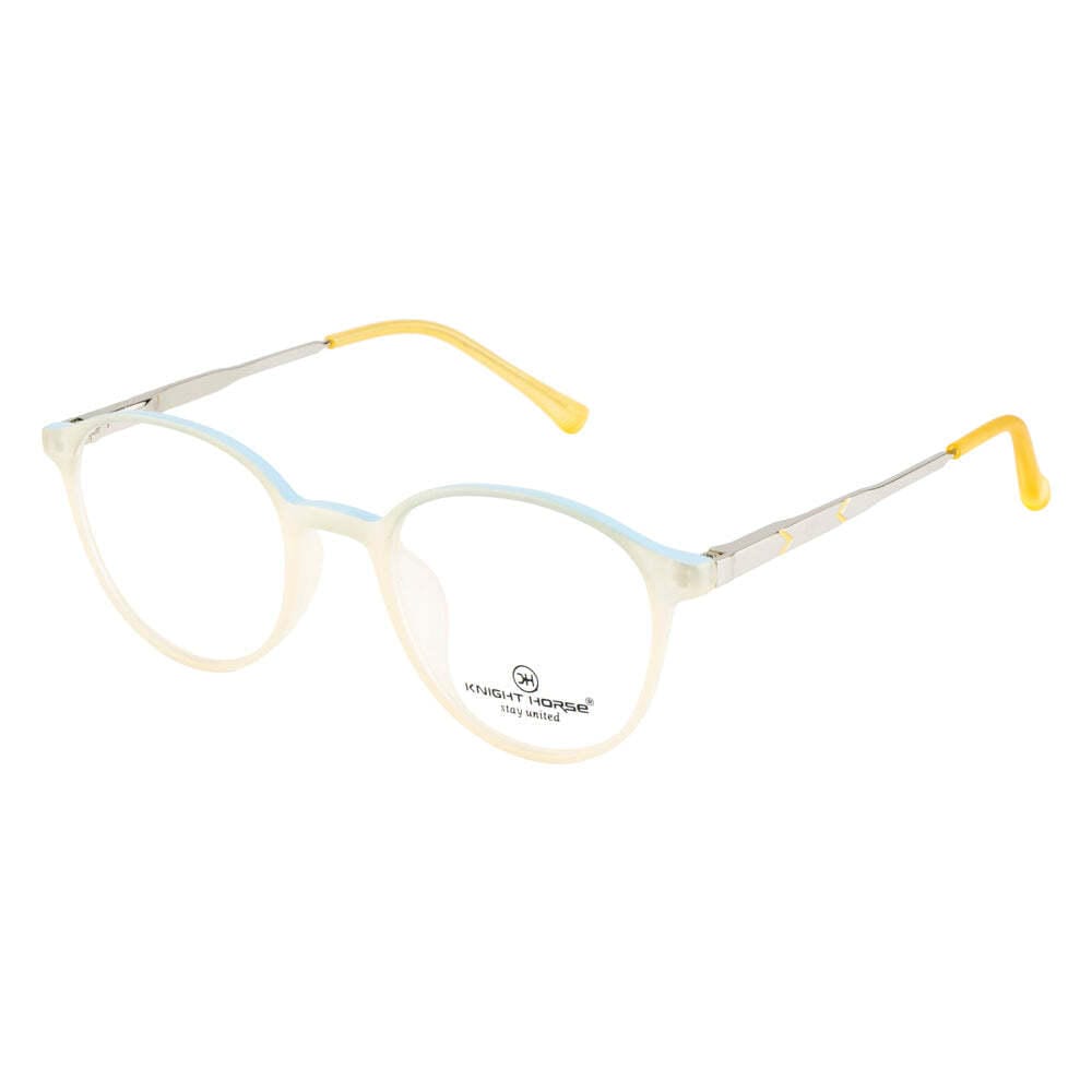 Modern Round Eyewear – Dual Colour Look