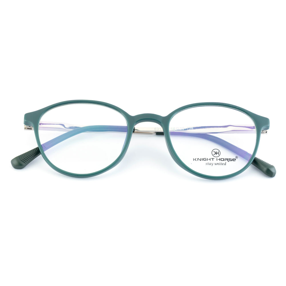 Lightweight Round Eyewear – Designer Side with Spring