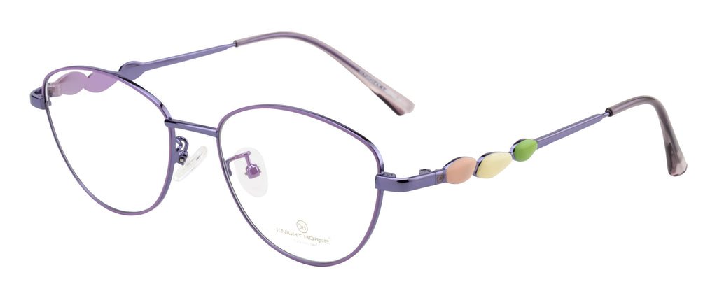 Elegant Metal Frames In Purple