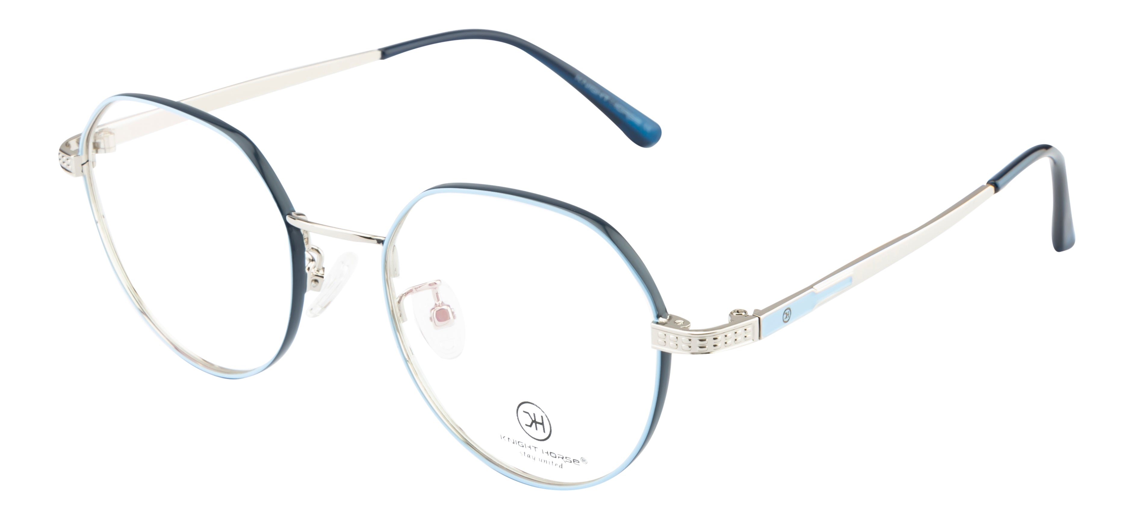 Hexagonal Metal Eyewear Frame |Men & Women