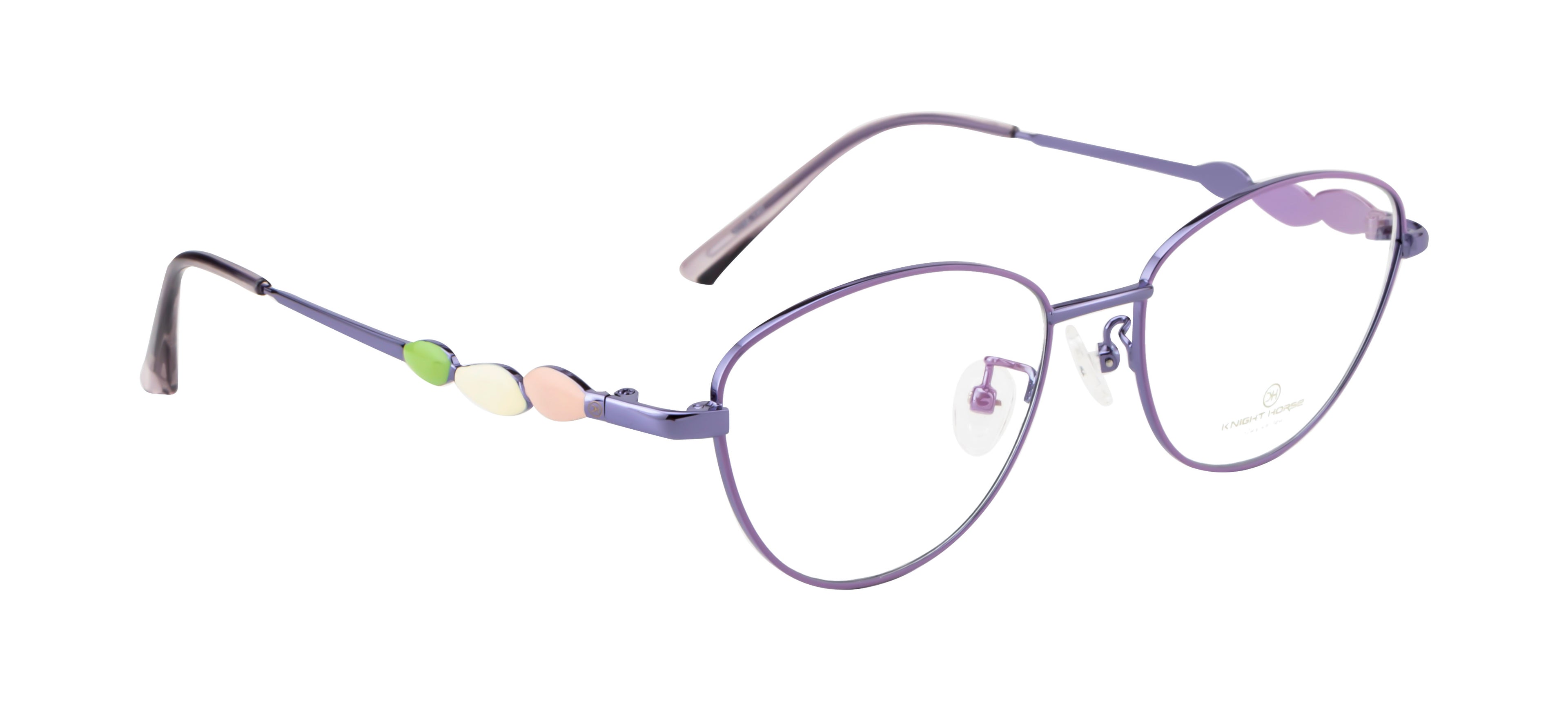 Elegant Metal Frames In Purple