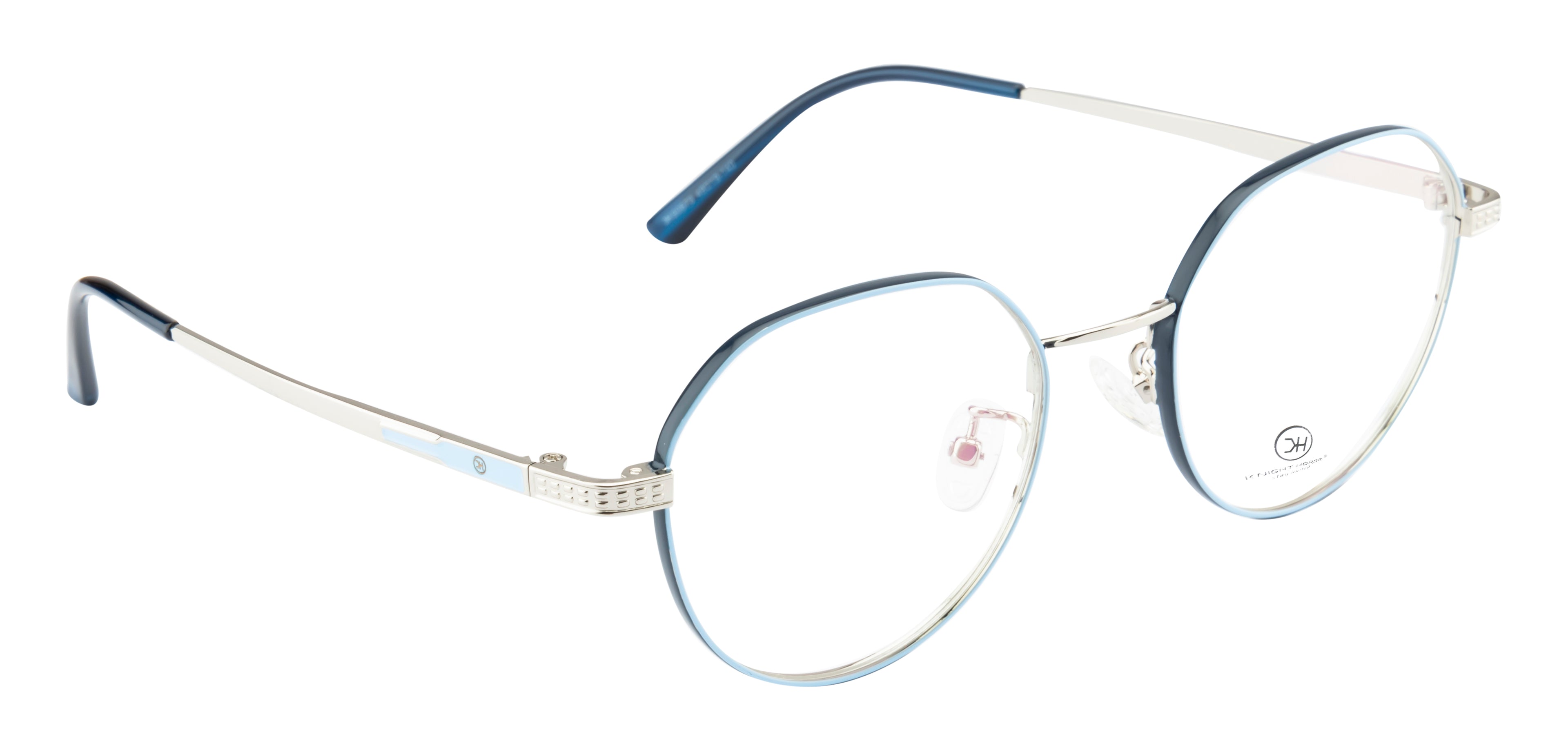 Hexagonal Metal Eyewear Frame |Men & Women