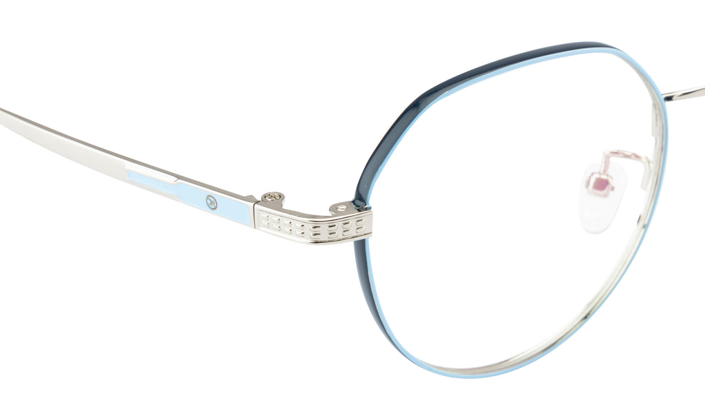 Hexagonal Metal Eyewear Frame |Men & Women