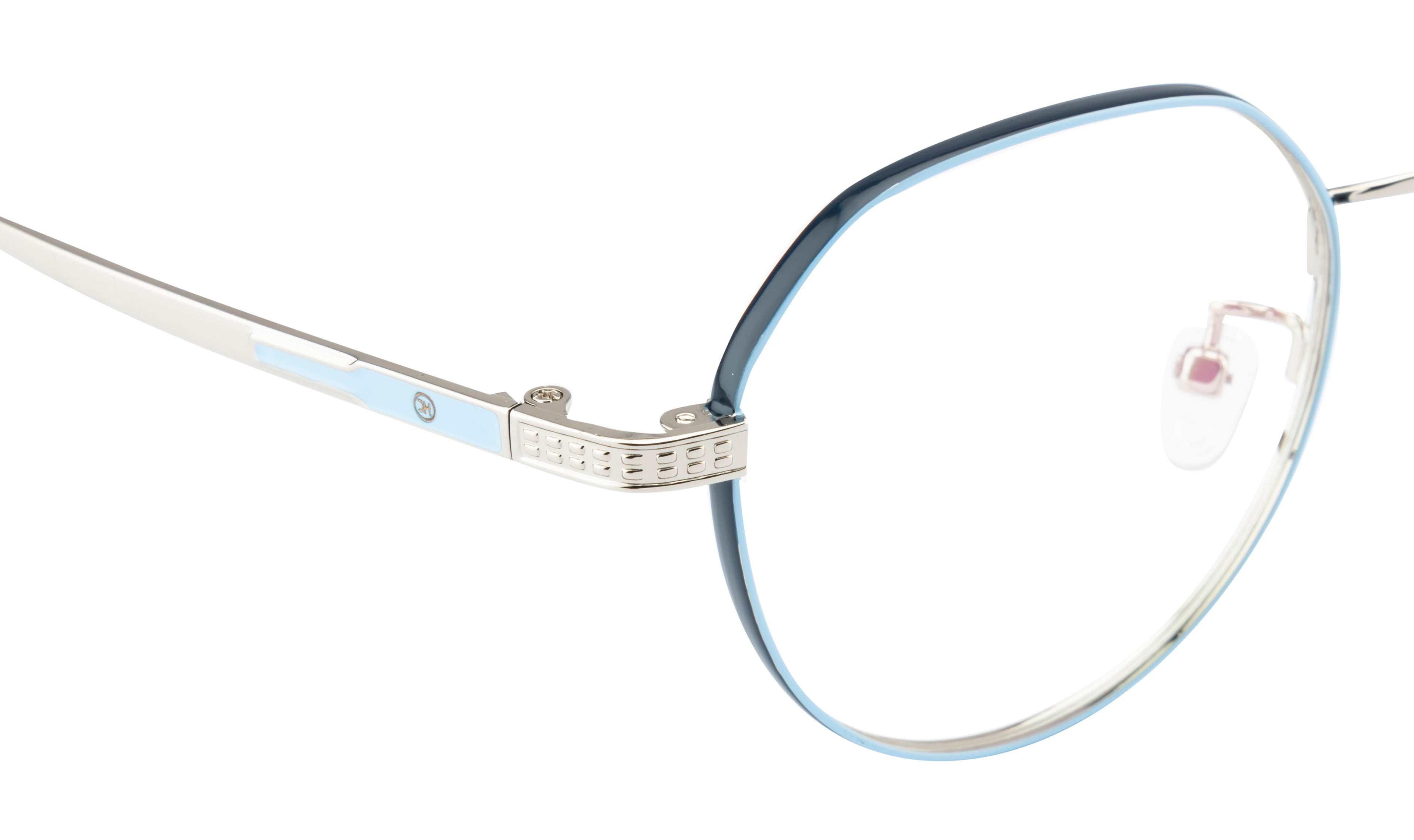 Hexagonal Metal Eyewear Frame |Men & Women