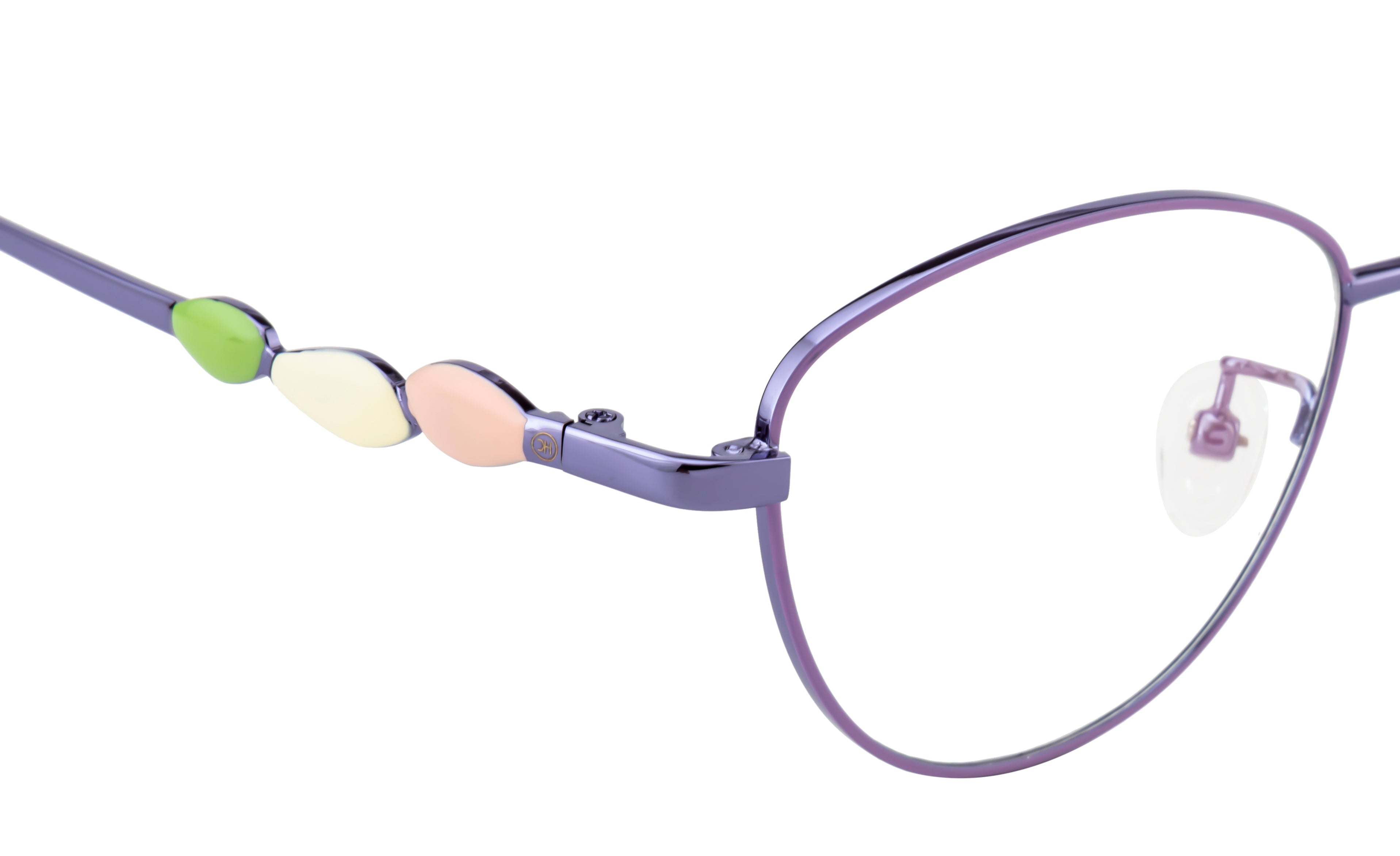 Elegant Metal Frames In Purple