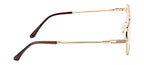 Knight Horse Men’s Premium Metal Eyewear Frame | Golden & Brown Premium Look