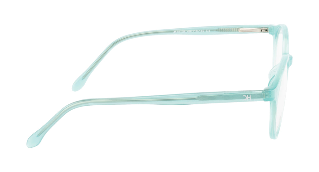 Sleek And Vibrant Tr90 Eyewear Frame In Turkoish Blue With A Glossy Finish