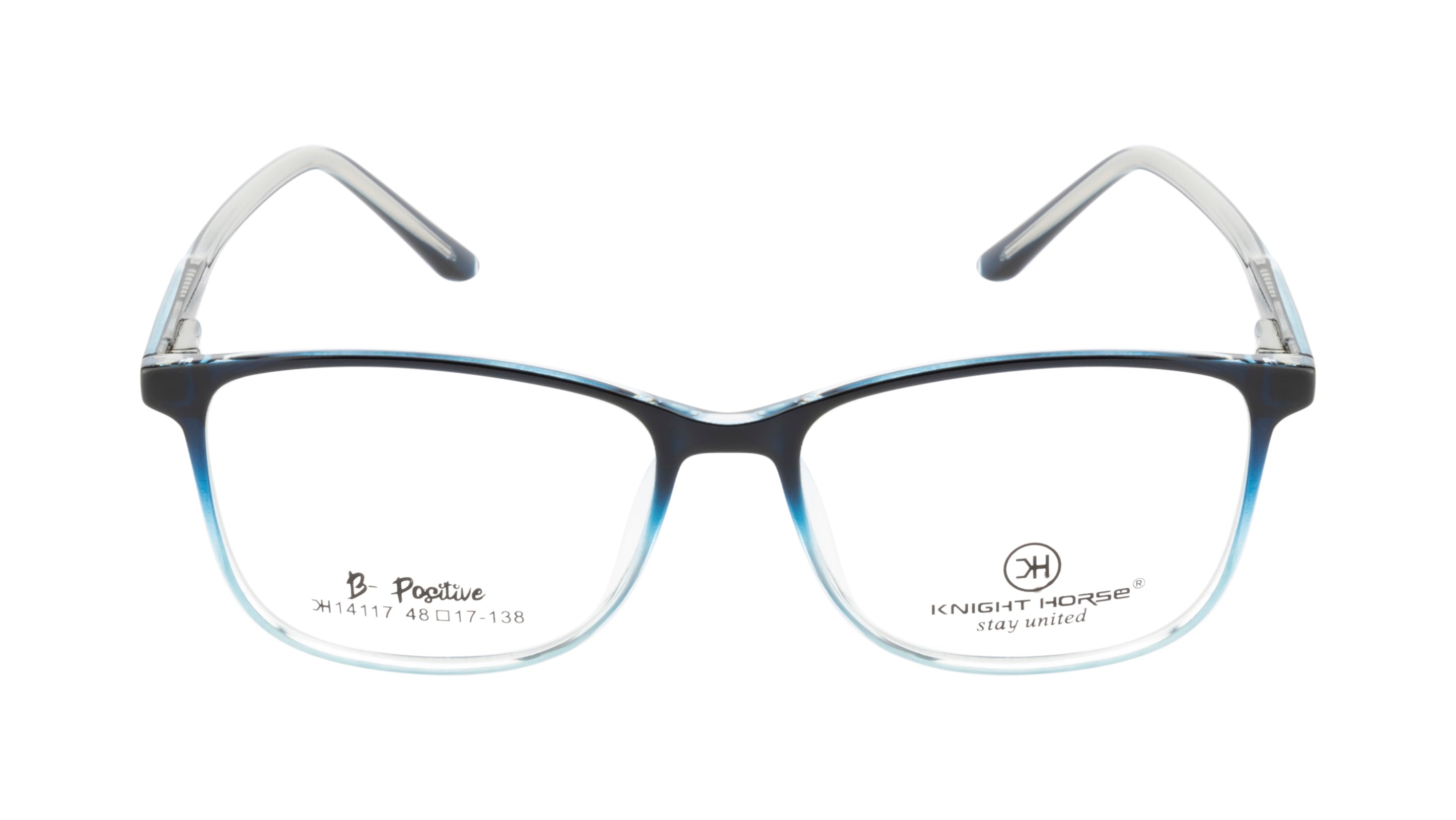 Knight Horse Classic Rectangular Frame – Dark Blue Gloss