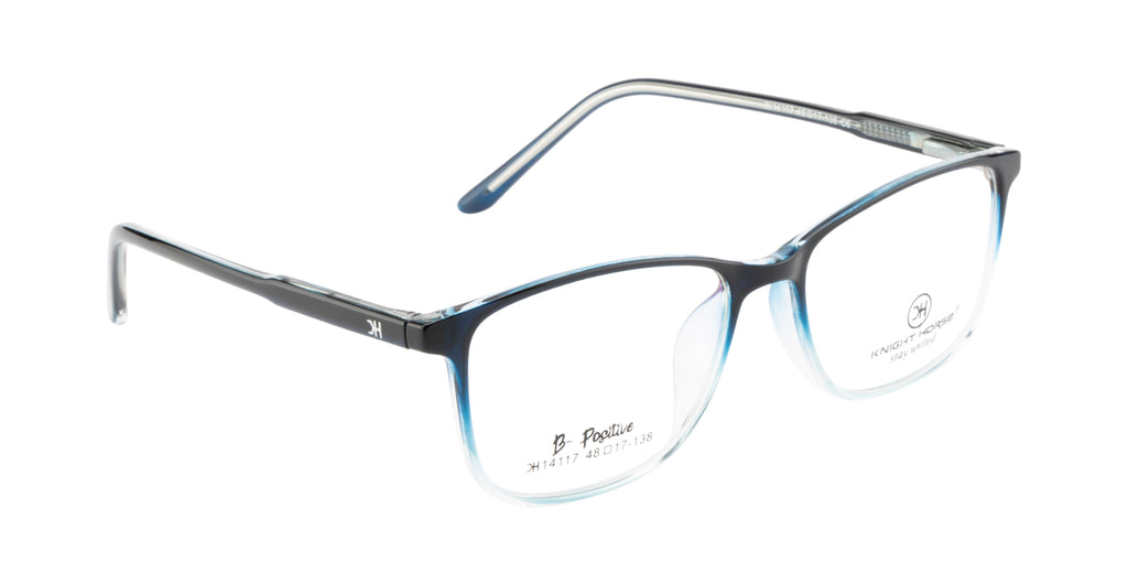 Knight Horse Classic Rectangular Frame – Dark Blue Gloss
