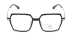 Unisex Titanium Geometric Frame in Black