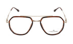 SilverEdge Geo: DA Brown & Silver | Double Bar Frame