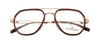 SilverEdge Geo: DA Brown & Silver | Double Bar Frame
