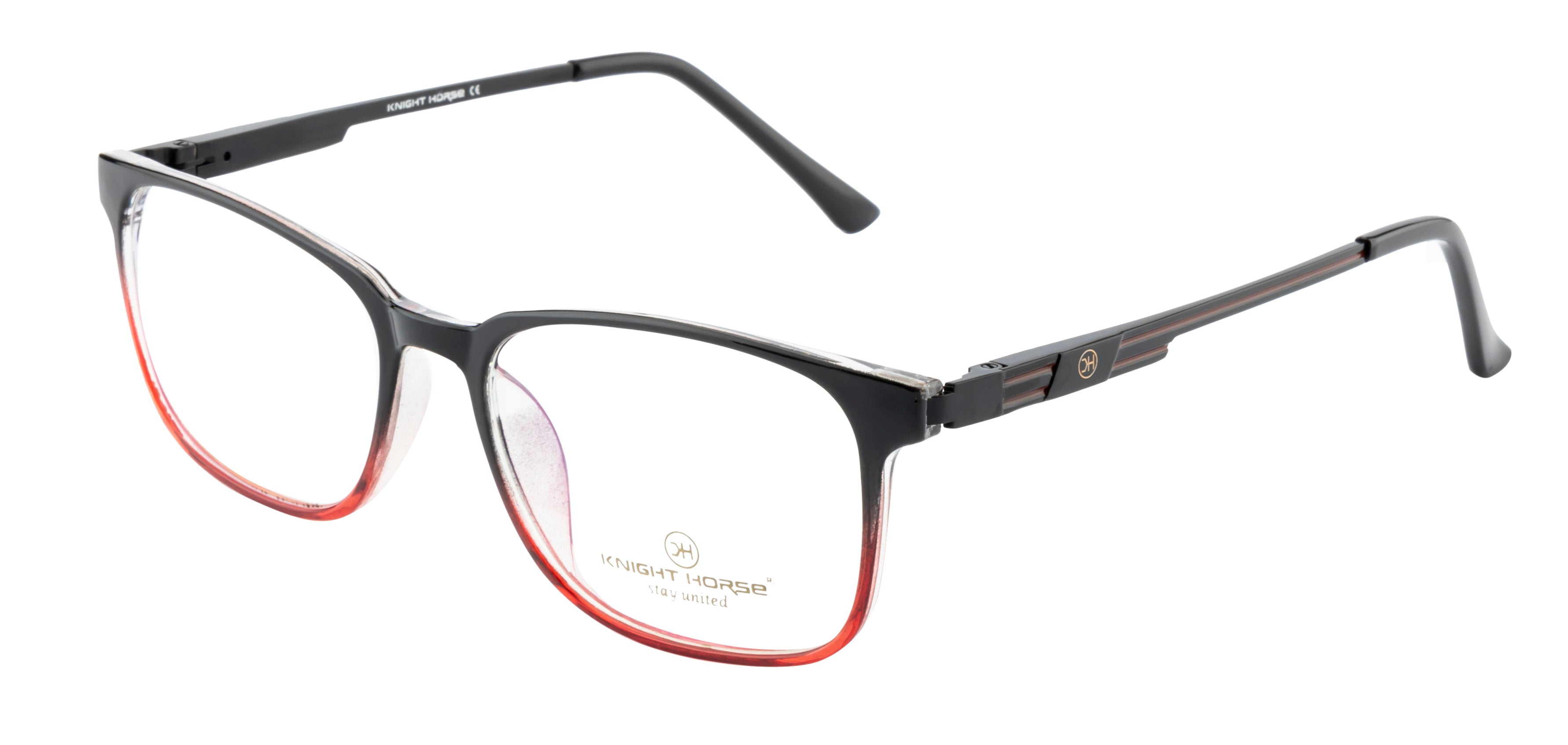 Sleek Unisex Tr90 Rectangular Fusion With Springs Eyewear Frame