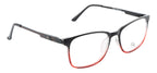 Sleek Unisex Tr90 Rectangular Fusion With Springs Eyewear Frame
