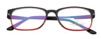Sleek Unisex Tr90 Rectangular Fusion With Springs Eyewear Frame