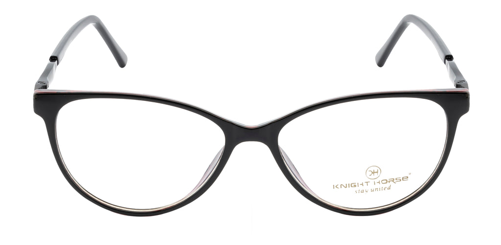 Women'S Tr90 Cat-Eye Marvel In Black And Red Eyewear Frame
