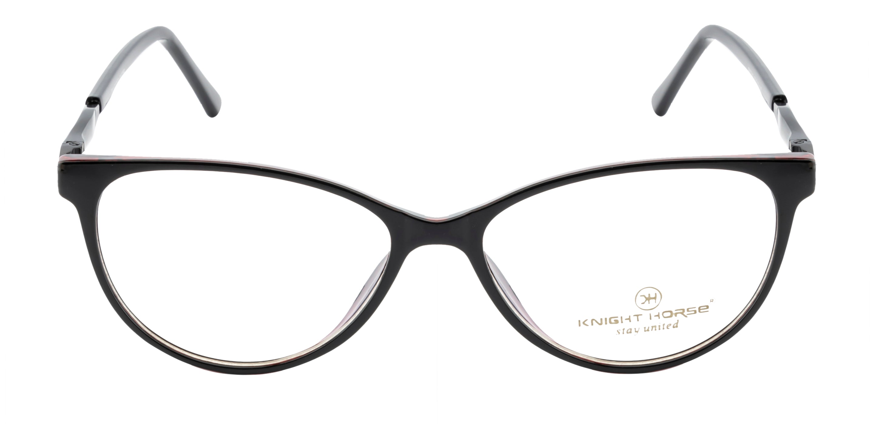 Women'S Tr90 Cat-Eye Marvel In Black And Red Eyewear Frame