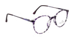 Round Eyewear with Metal Sides and Spring Hinges | Purple