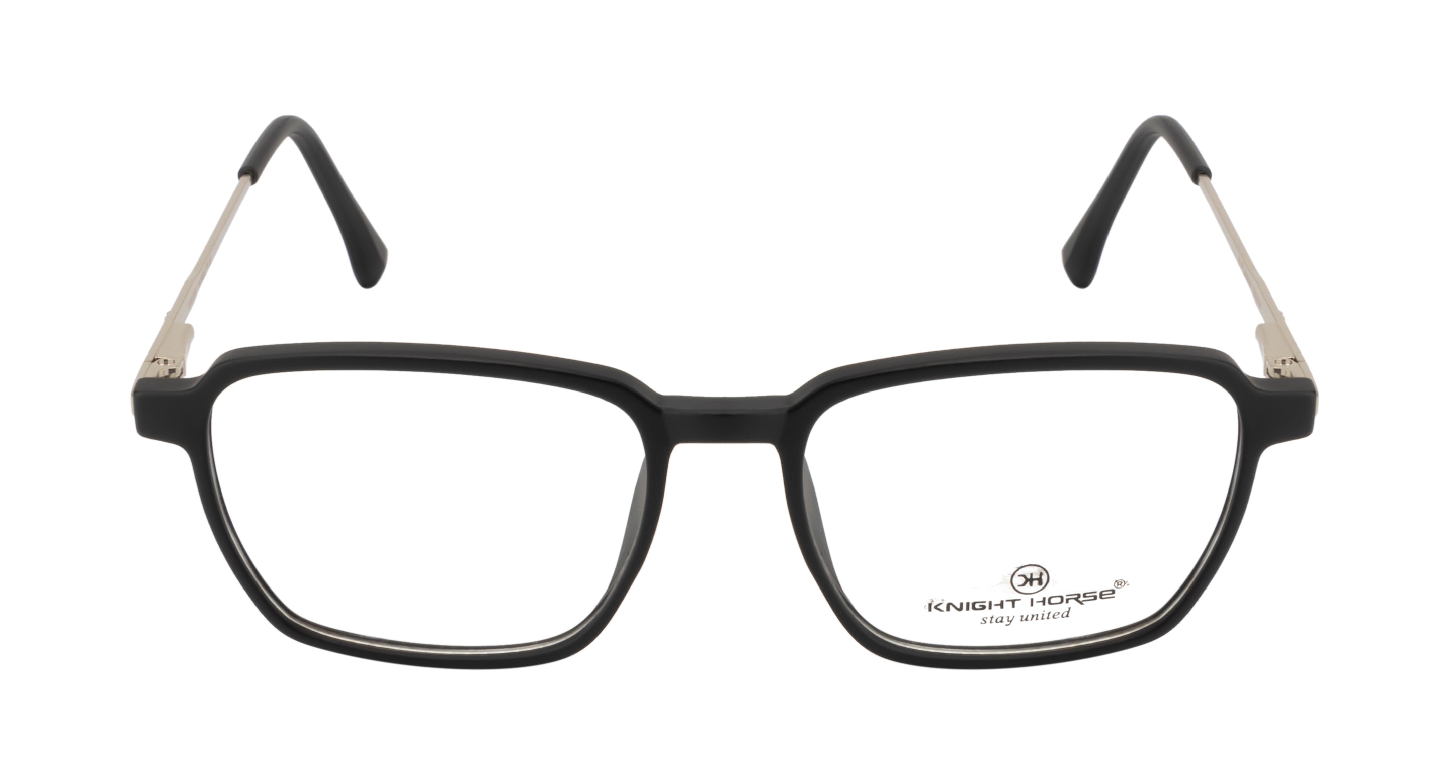 Classic Black Eyewear with Spring Hinges