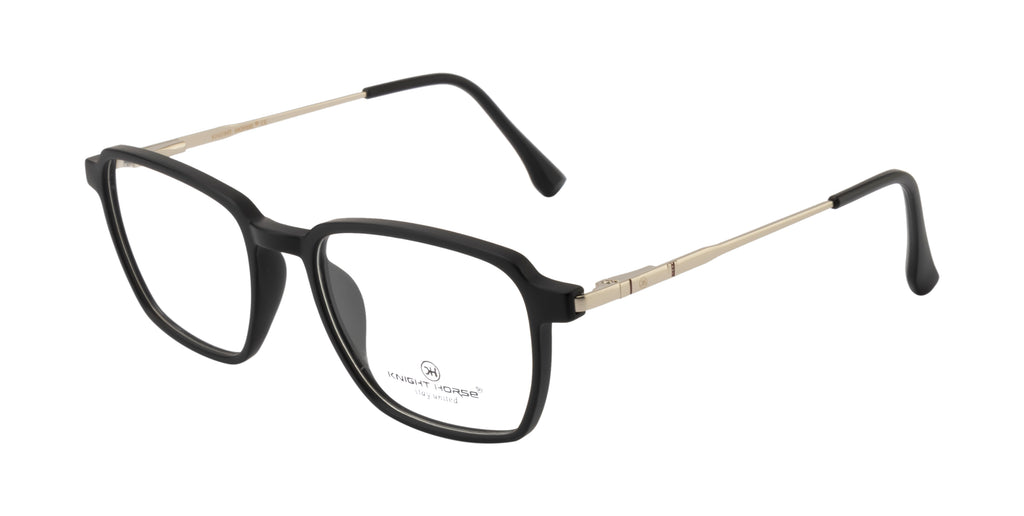 Classic Black Eyewear with Spring Hinges