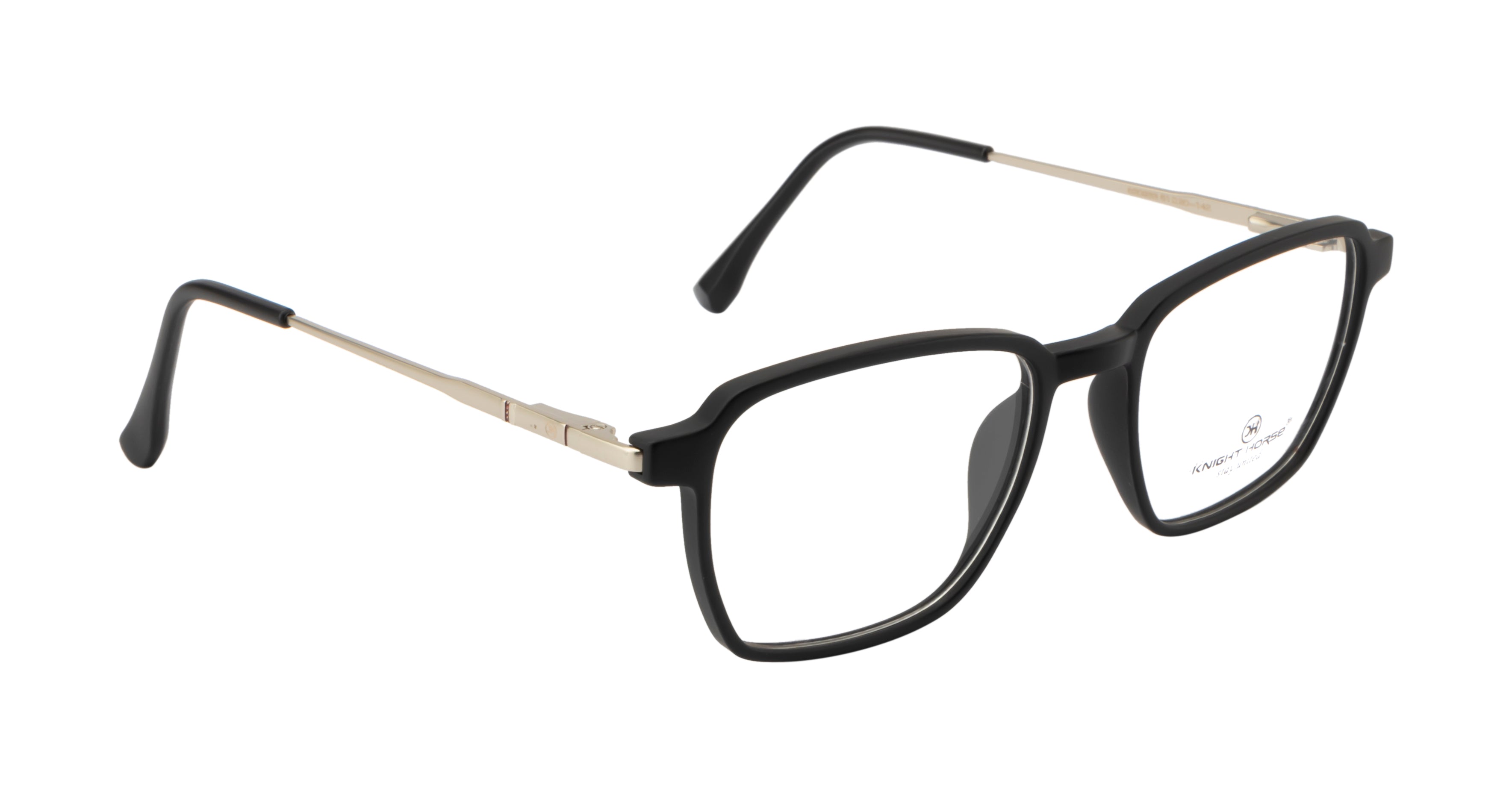 Classic Black Eyewear with Spring Hinges