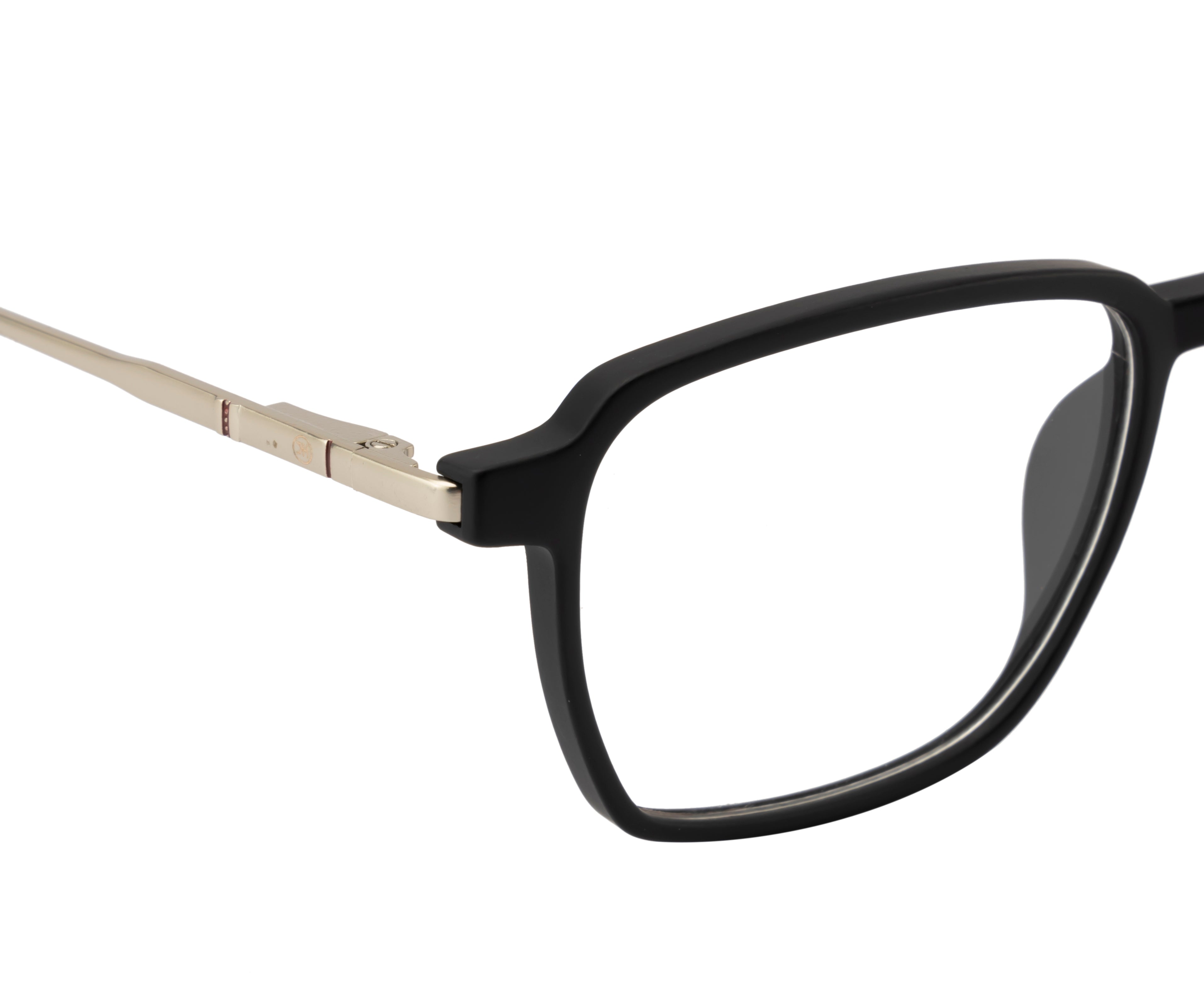 Classic Black Eyewear with Spring Hinges