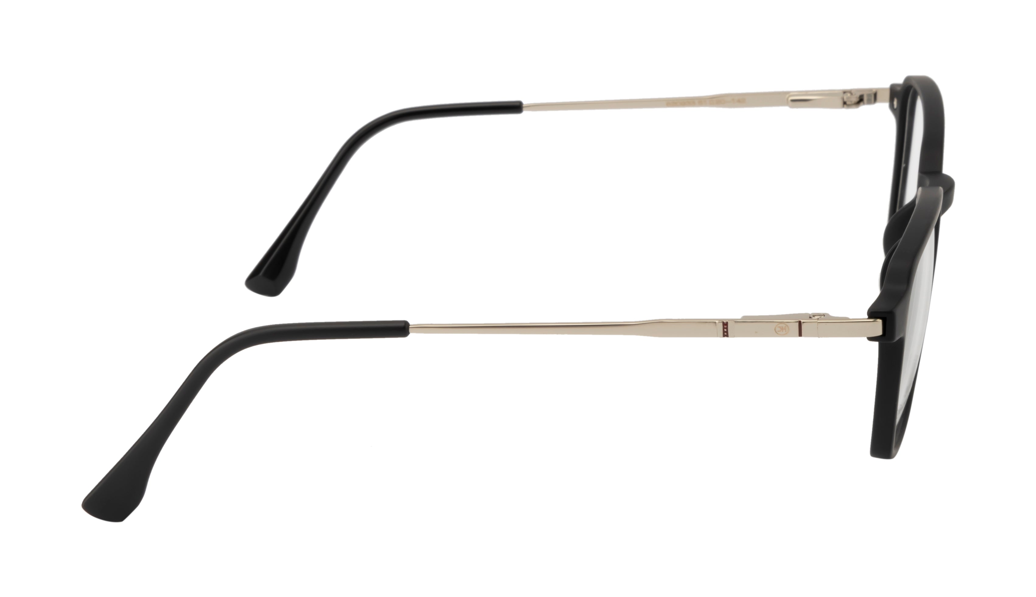 Classic Black Eyewear with Spring Hinges