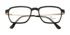 Classic Black Eyewear with Spring Hinges