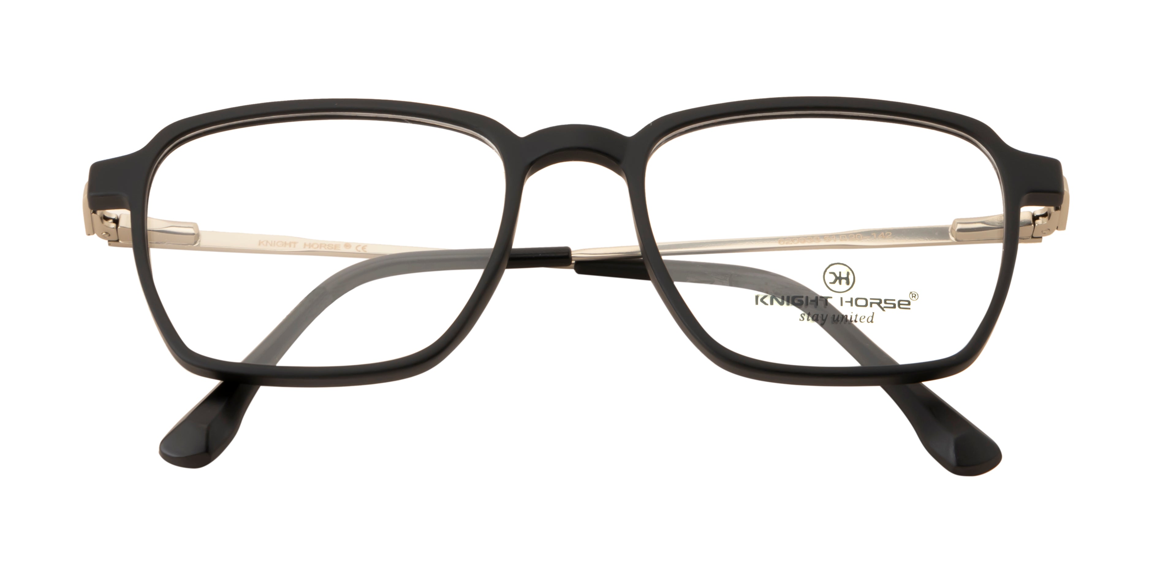 Classic Black Eyewear with Spring Hinges