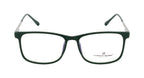 EmeraldEdge : Dark Green TR90 & Metal Eyewear with Spring Hinges