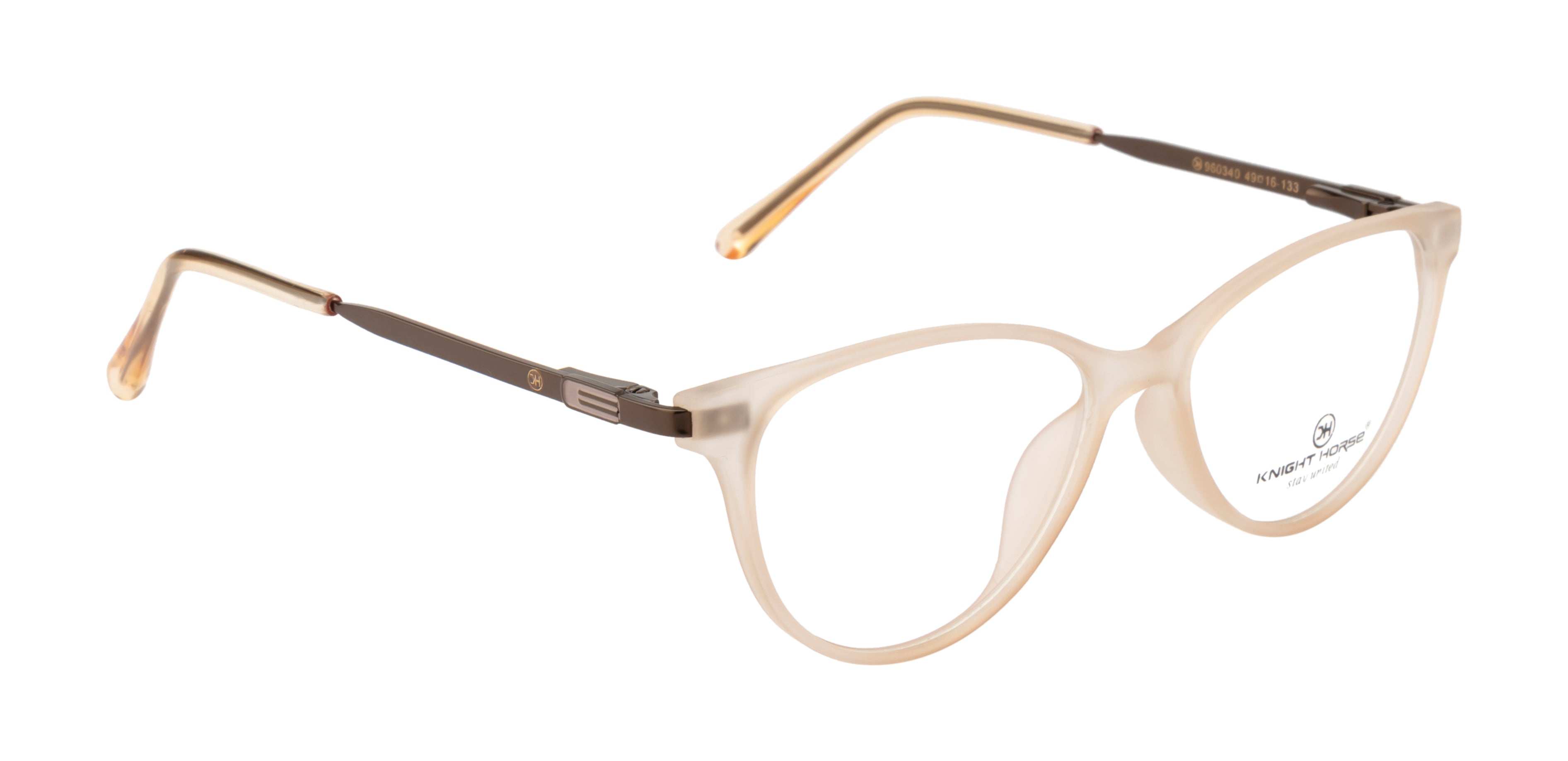 Modern Cat Eye Eyewear: Matte Finish with Spring Hinges