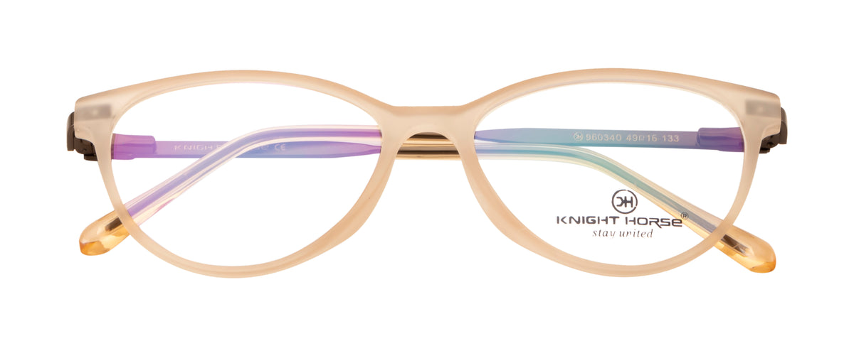 Modern Cat Eye Eyewear: Matte Finish with Spring Hinges