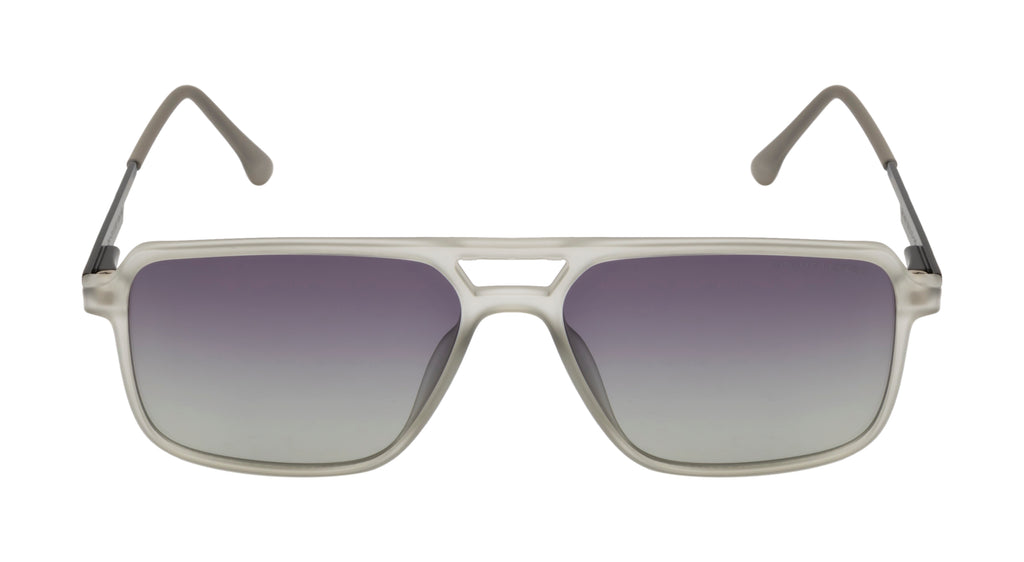 DualBar Polarized Sunglasses: Matte Finish